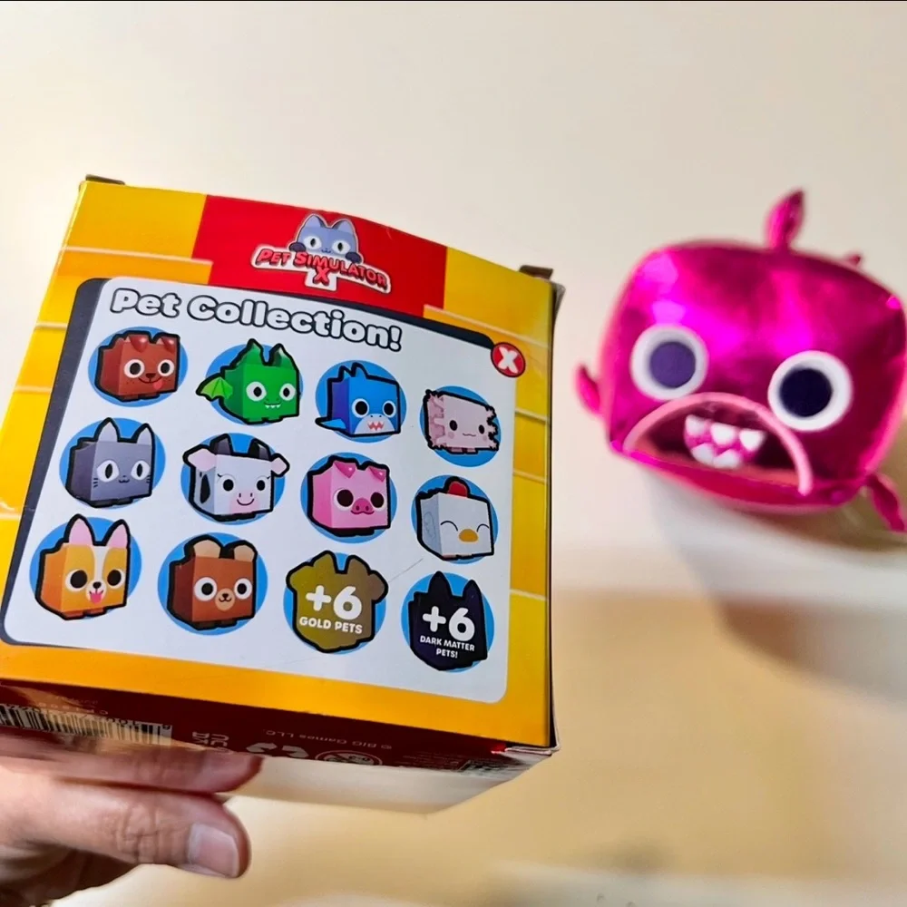 Roblox Collectible Pet Simulator X Mystery Treasure Dark Matter Pets Plush Toys